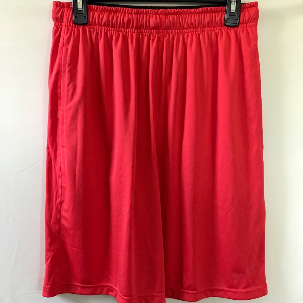 Red Nike Dri-Fit Gym Shorts